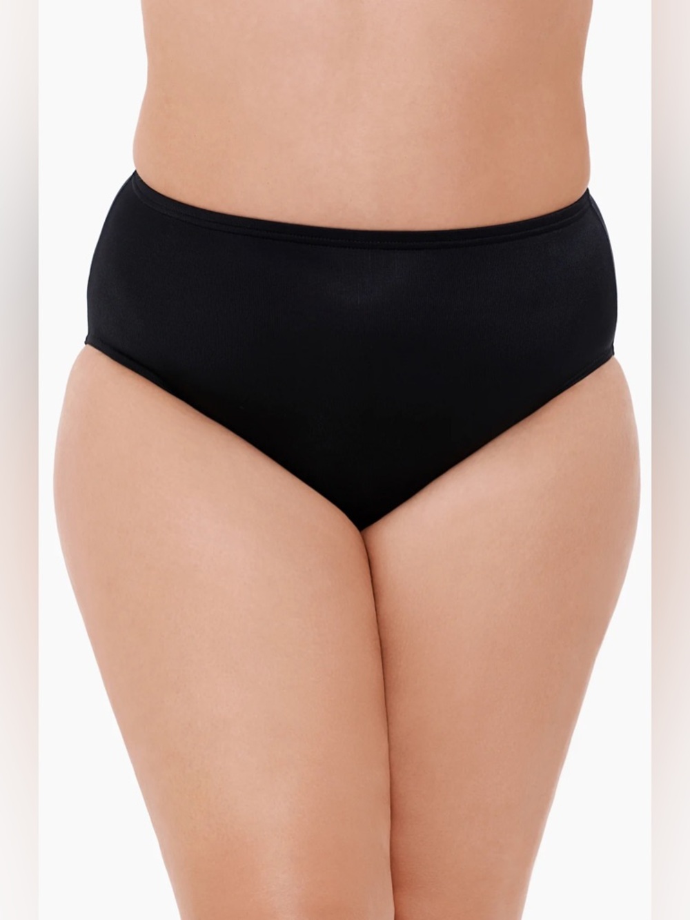 Miraclesuit SZ 20W Solid Black High-Waist Bikini Bottom new nwt slimming